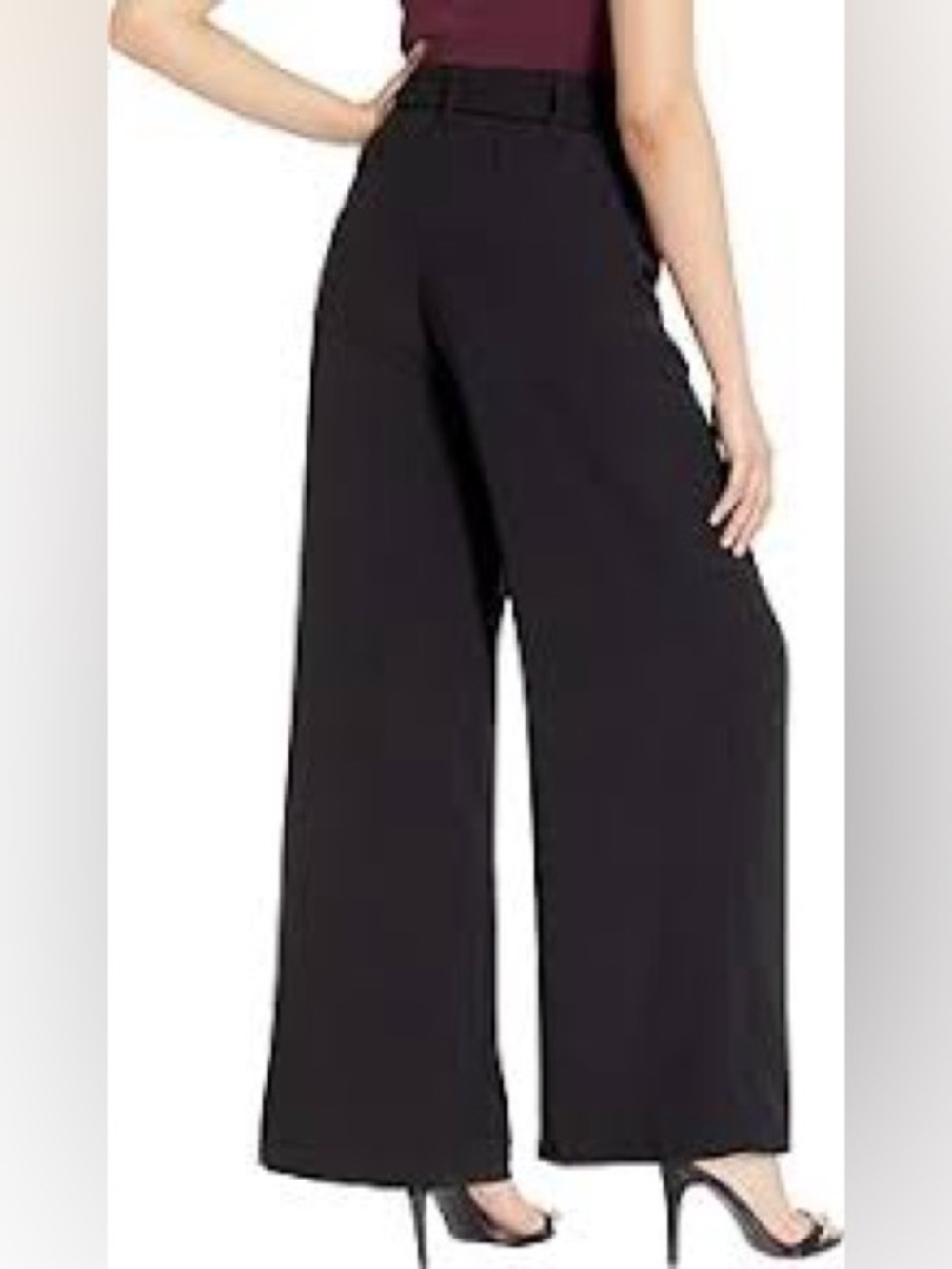 BB Dakota Wide Leg Black Trouser Pants Size M / US 8